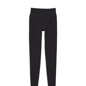 PINK Victoria's Secret Black Leggings with Stretchy Fit and Wide Waistband
